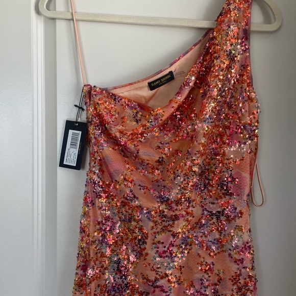 RAMY BROOK Rosie Sequin One-Shoulder Gown - Picture 4 of 6